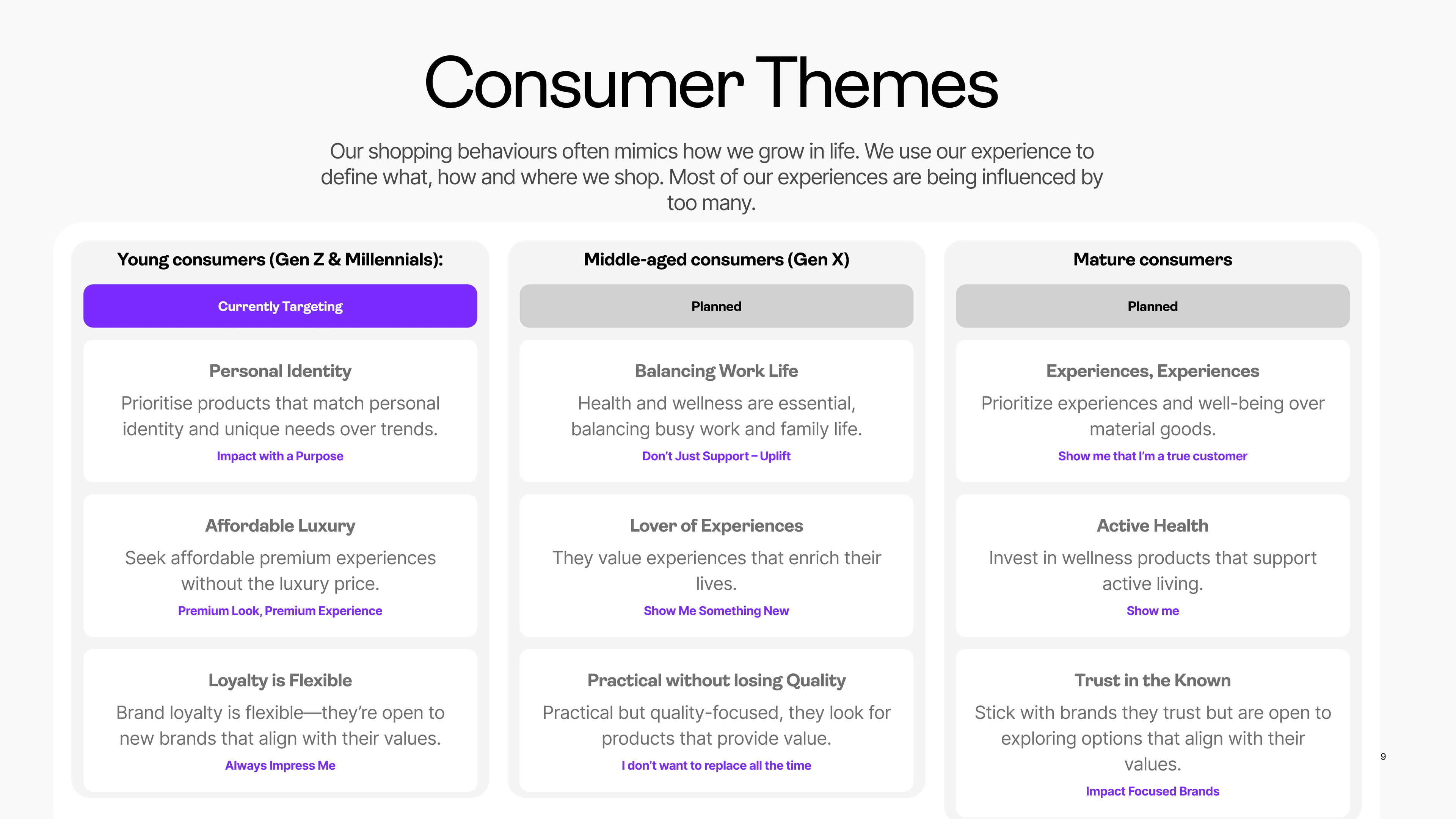 Consumer Themes Analysis
