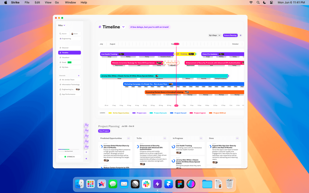 Strike Analytics what-if planning interface for campaign automation